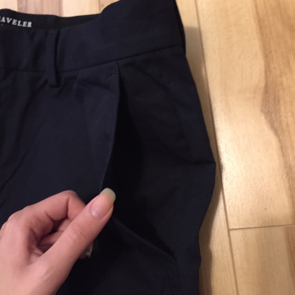 Deep navy blue dress pants trousers - Picture 4 of 8